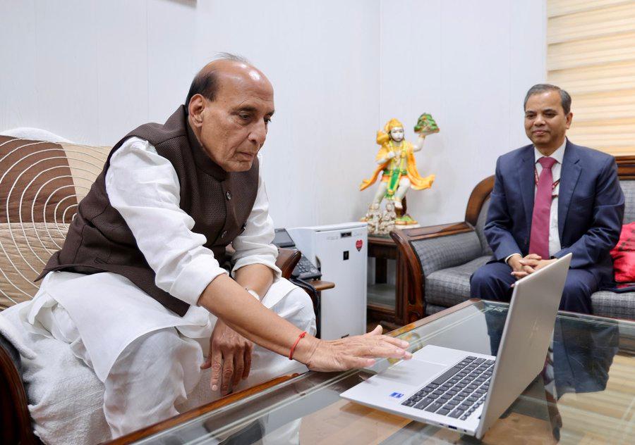 Defence Minister Rajnath Singh participates in self-enumeration for Census 2027