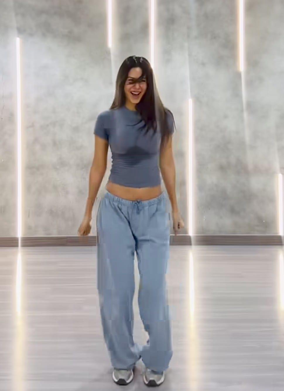 Sonam Bajwa shares glimpse of ‘ impromptu cool down’ post ‘sweaty session’