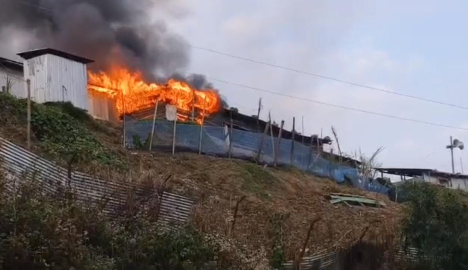 Mob torches NSCN-IM office in Manipur's Ukhrul after killing of four cadres sparks tension