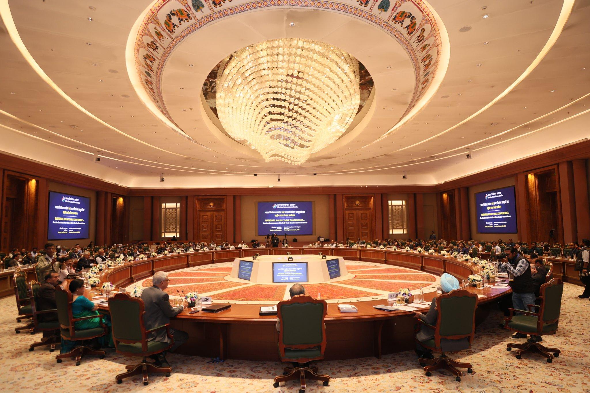 ECI, SECs resolve to strengthen coordination, enhance electoral processes at roundtable conference