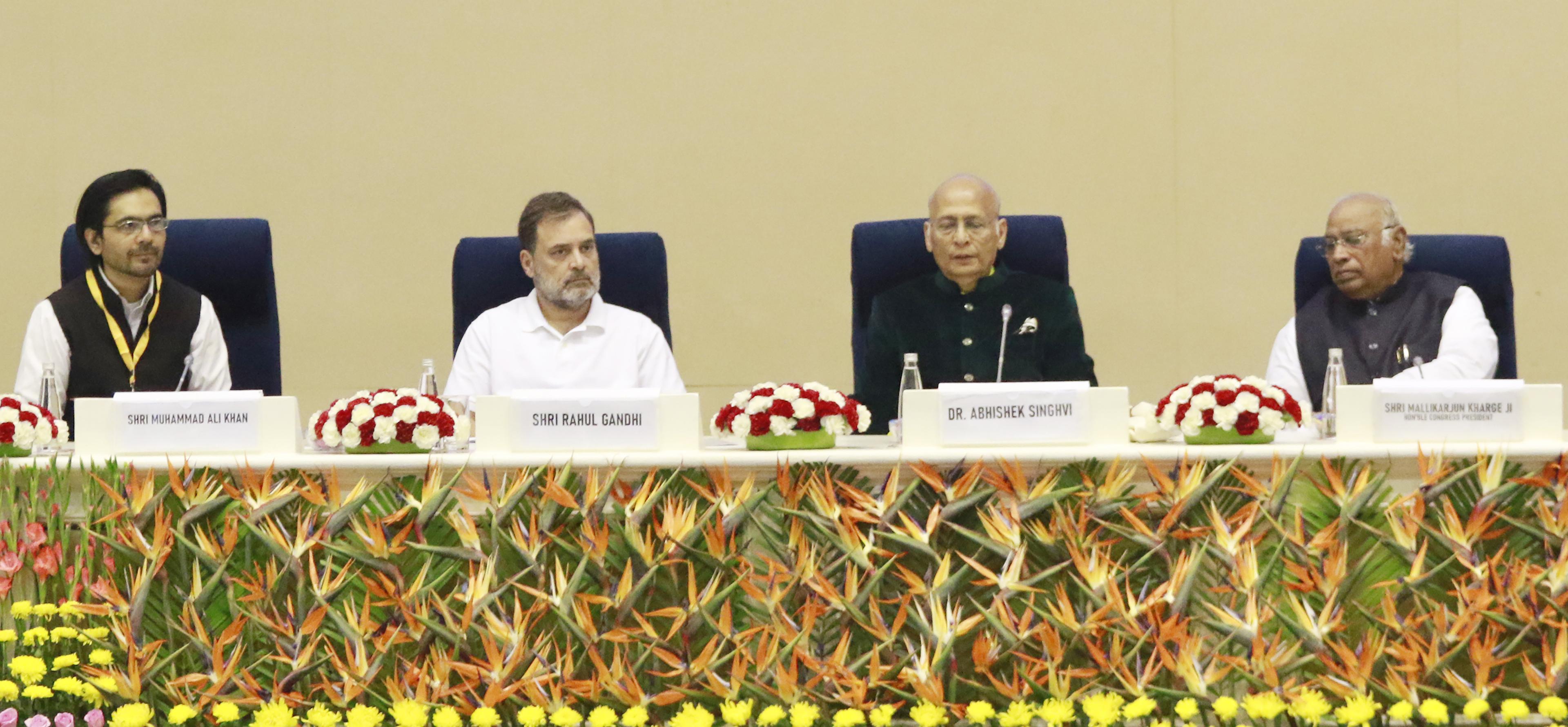 Congress conclave opens with fierce defence of social justice, federalism and Constitutional integrity