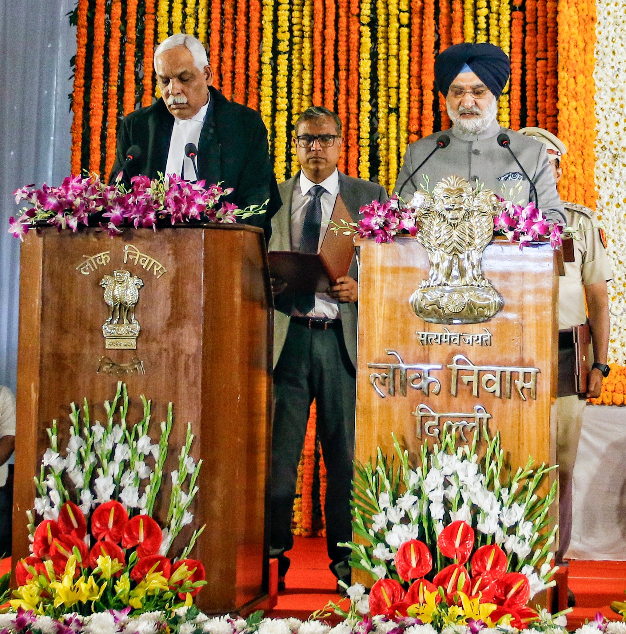 Former diplomat Taranjit Singh Sandhu takes oath as Delhi’s new Lieutenant Governor