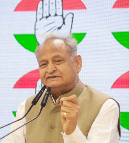 Govt boasting of 'one and a half years vs five years’ can’t even conduct basic elections: Gehlot