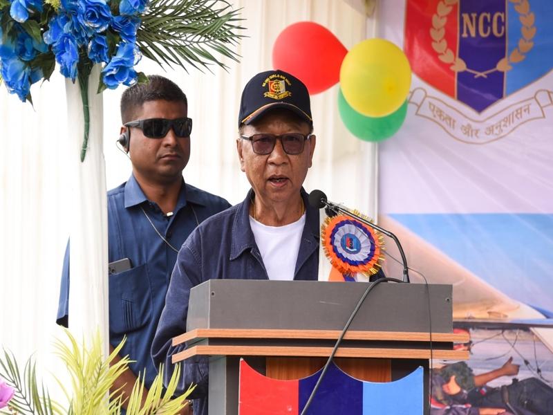 Manipur CM felicitates NCC cadets, reaffirms commitment to youth development