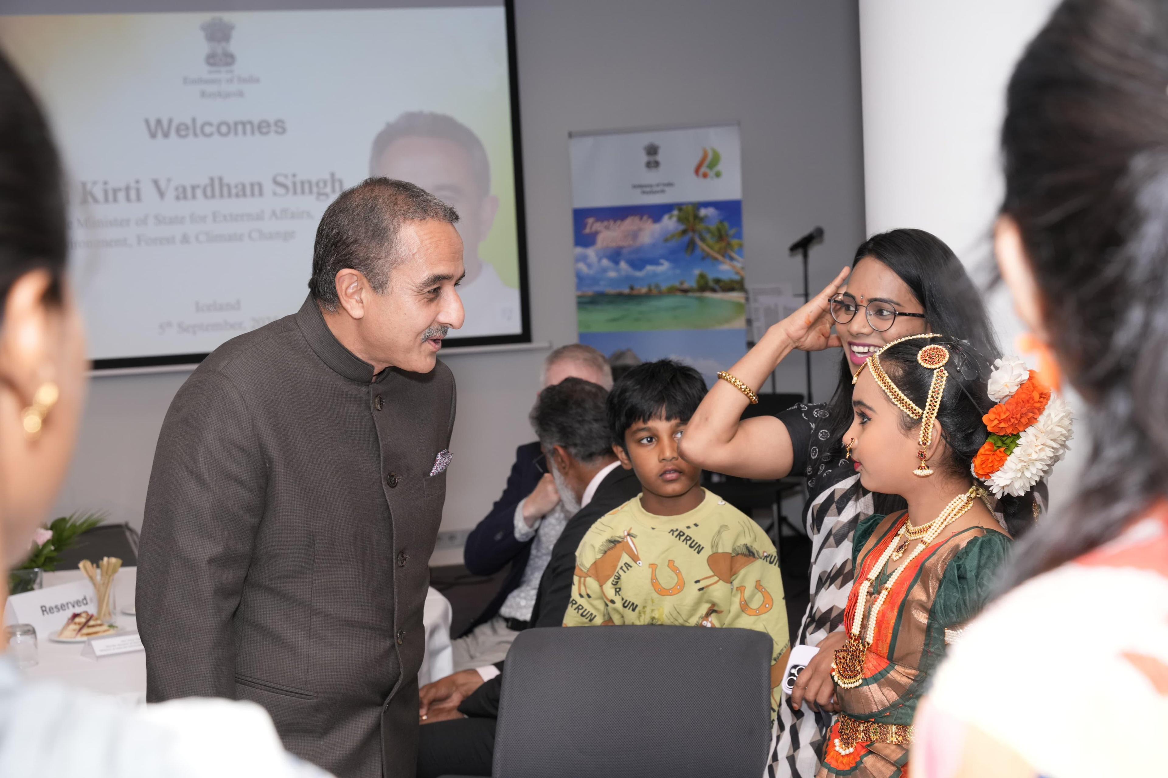 Encouraging to see Indian Diaspora’s role in strengthening India–Iceland partnership: MoS Kirti Vardhan Singh