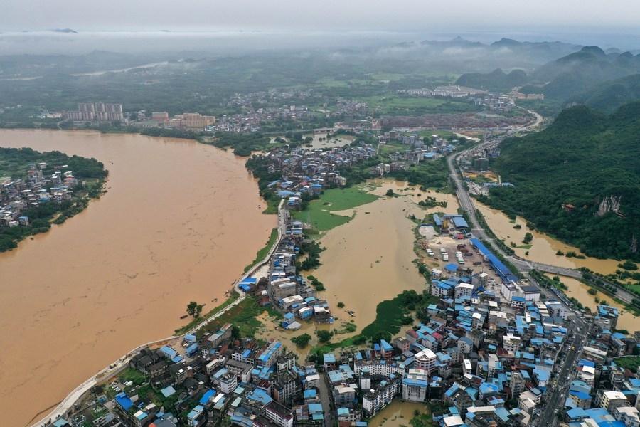 China activates Level-IV emergency response for flood control in five regions