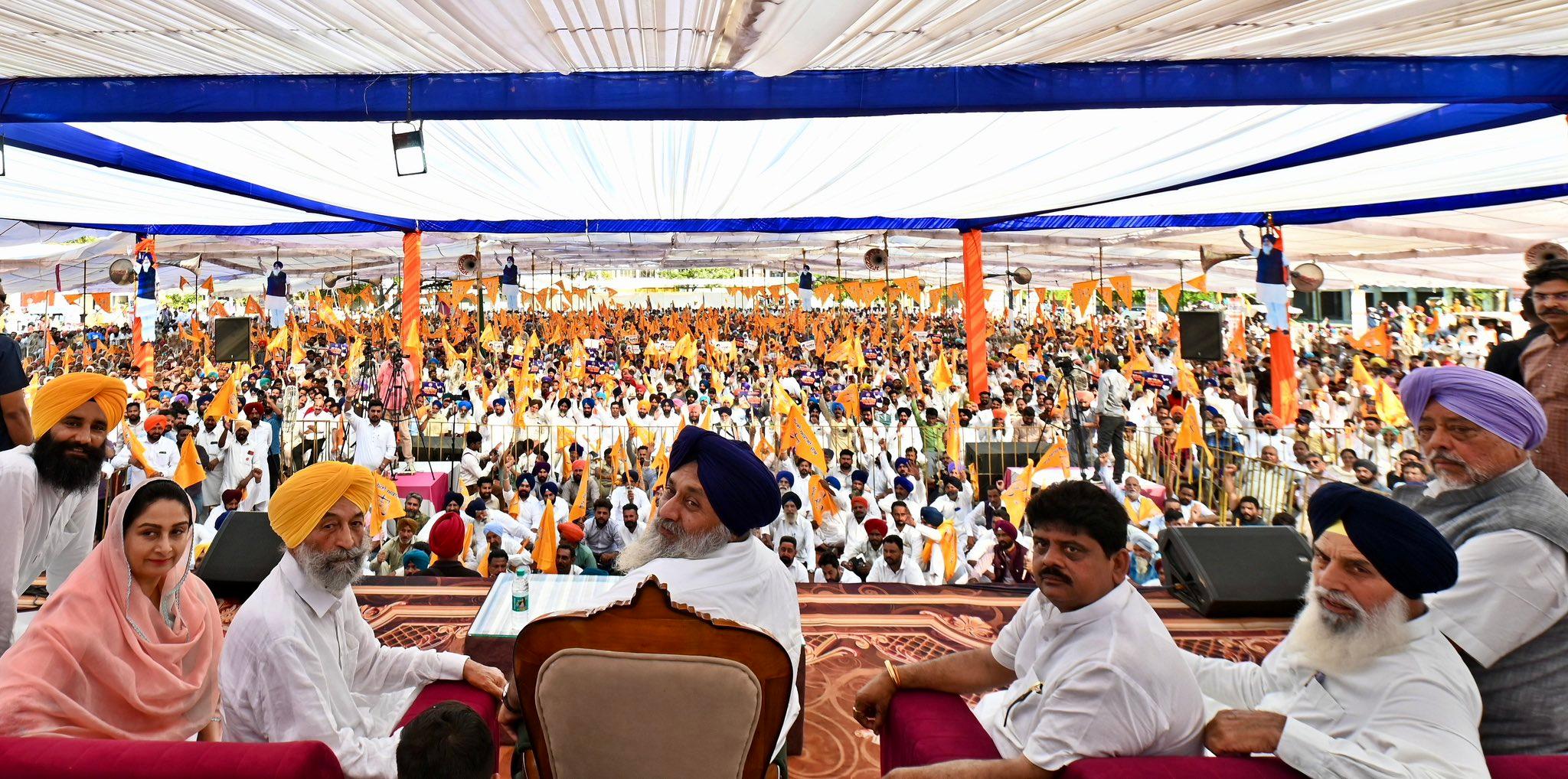 AAP in Punjab forcing farmers to commit suicide in despair, says Sukhbir Badal