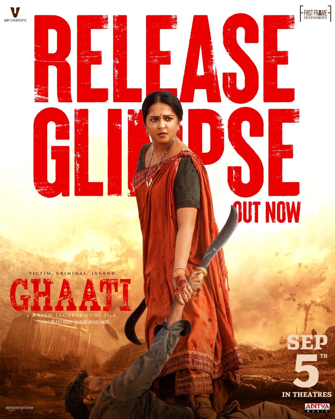 Release glimpse video of Anushka Shetty-starrer 'Ghaati' packs a punch!