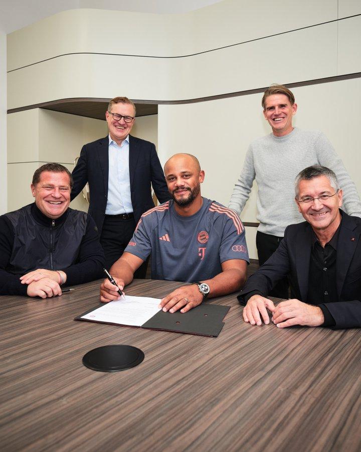 Football: Bayern Munich extend Vincent Kompany's contract until 2029