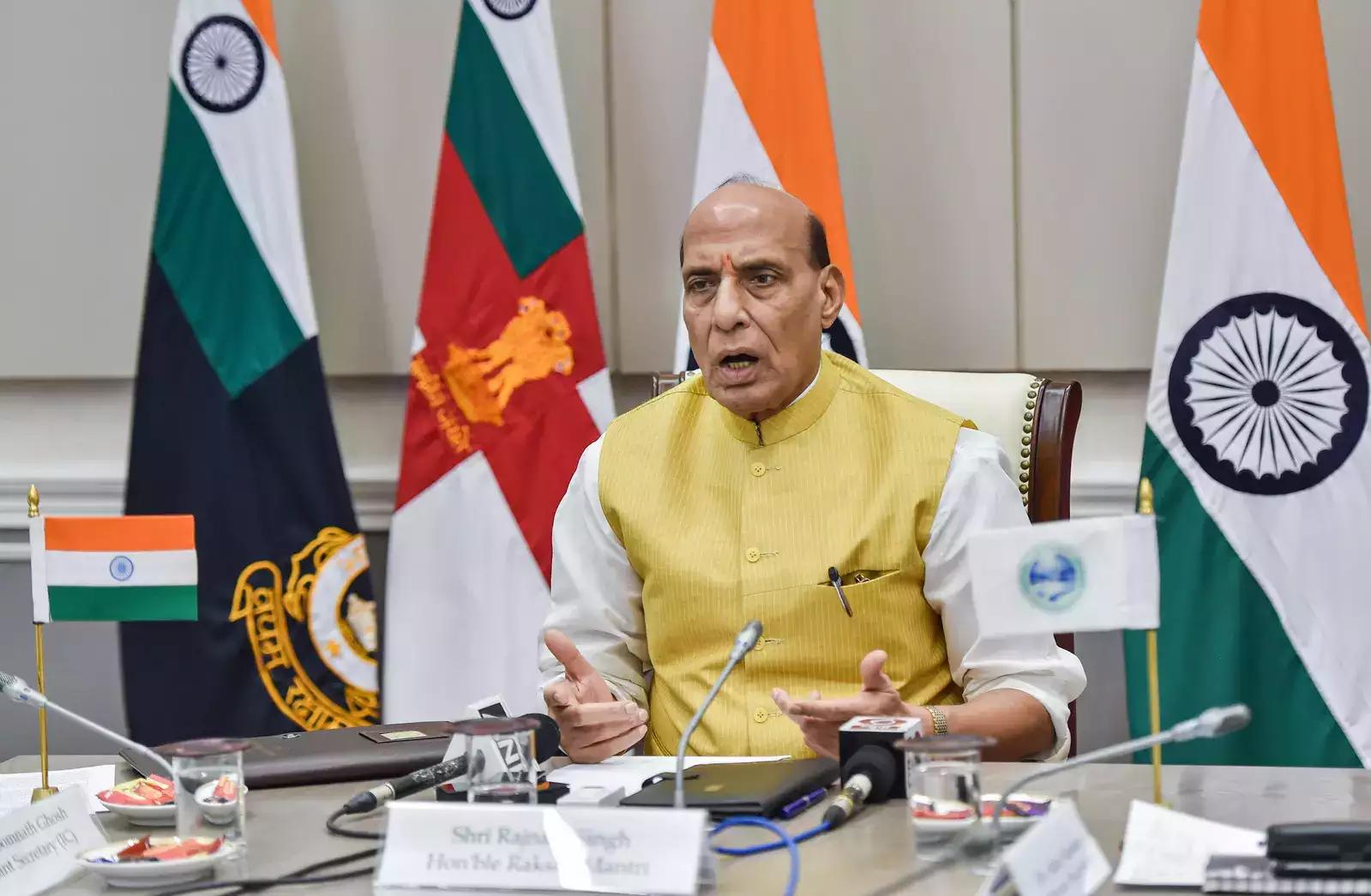 Defence Minister Rajnath Singh