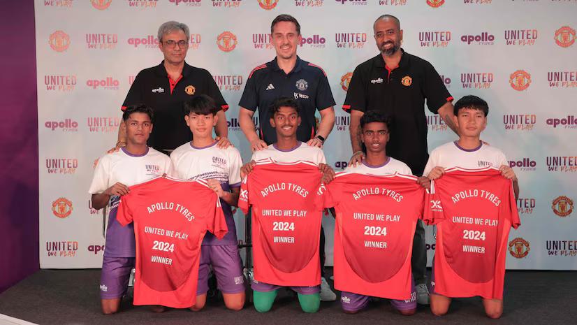 Indian footballers selected in Manchester