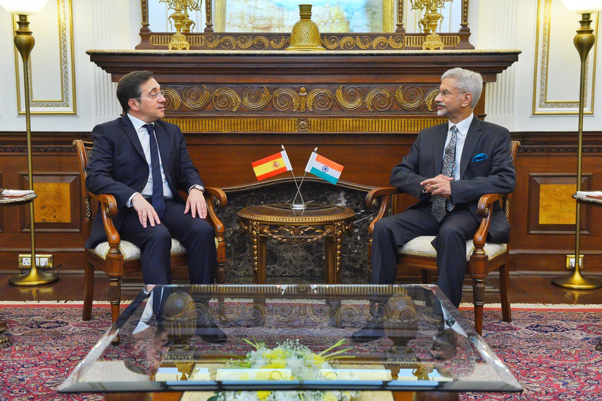 EAM Jaishankar, Spanish counterpart discuss bilateral cooperation and global affairs