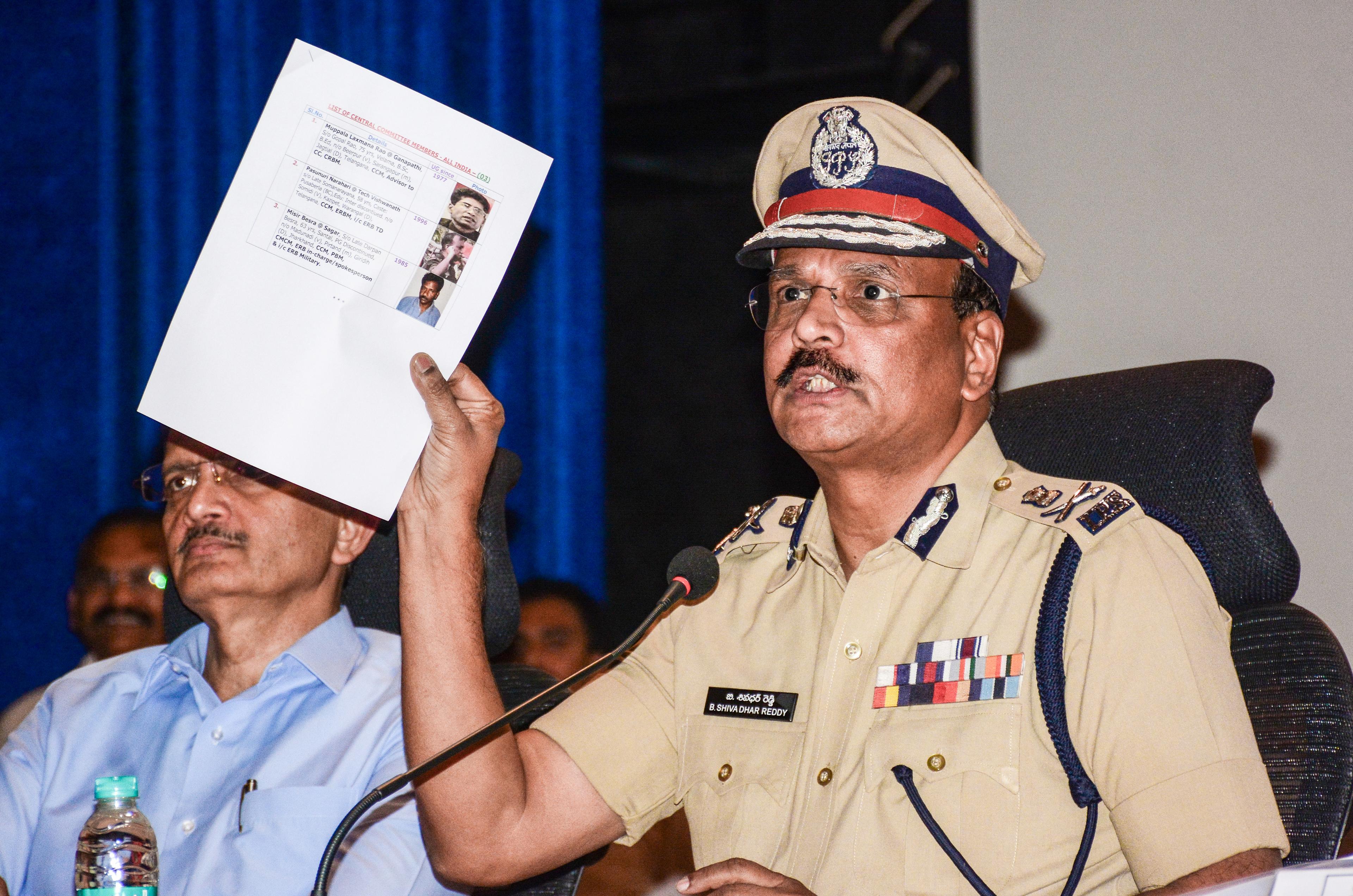 Telangana DGP urges Maoist leaders, cadres to surrender