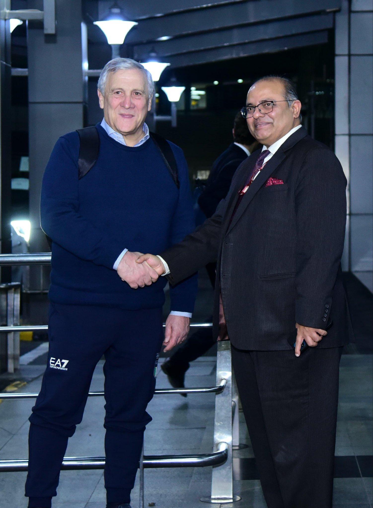 Italian Deputy PM Tajani arrives in New Delhi to bolster India–Italy strategic partnership