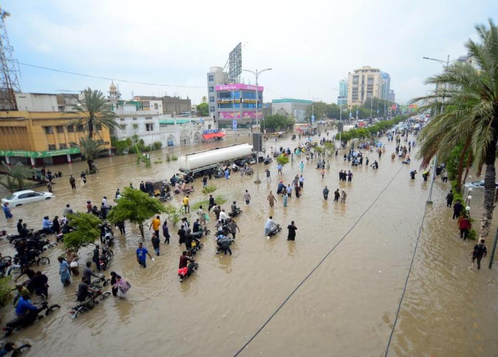 Pakistan's Sindh struggles with power cuts, waterlogging as heavy rainfall continues