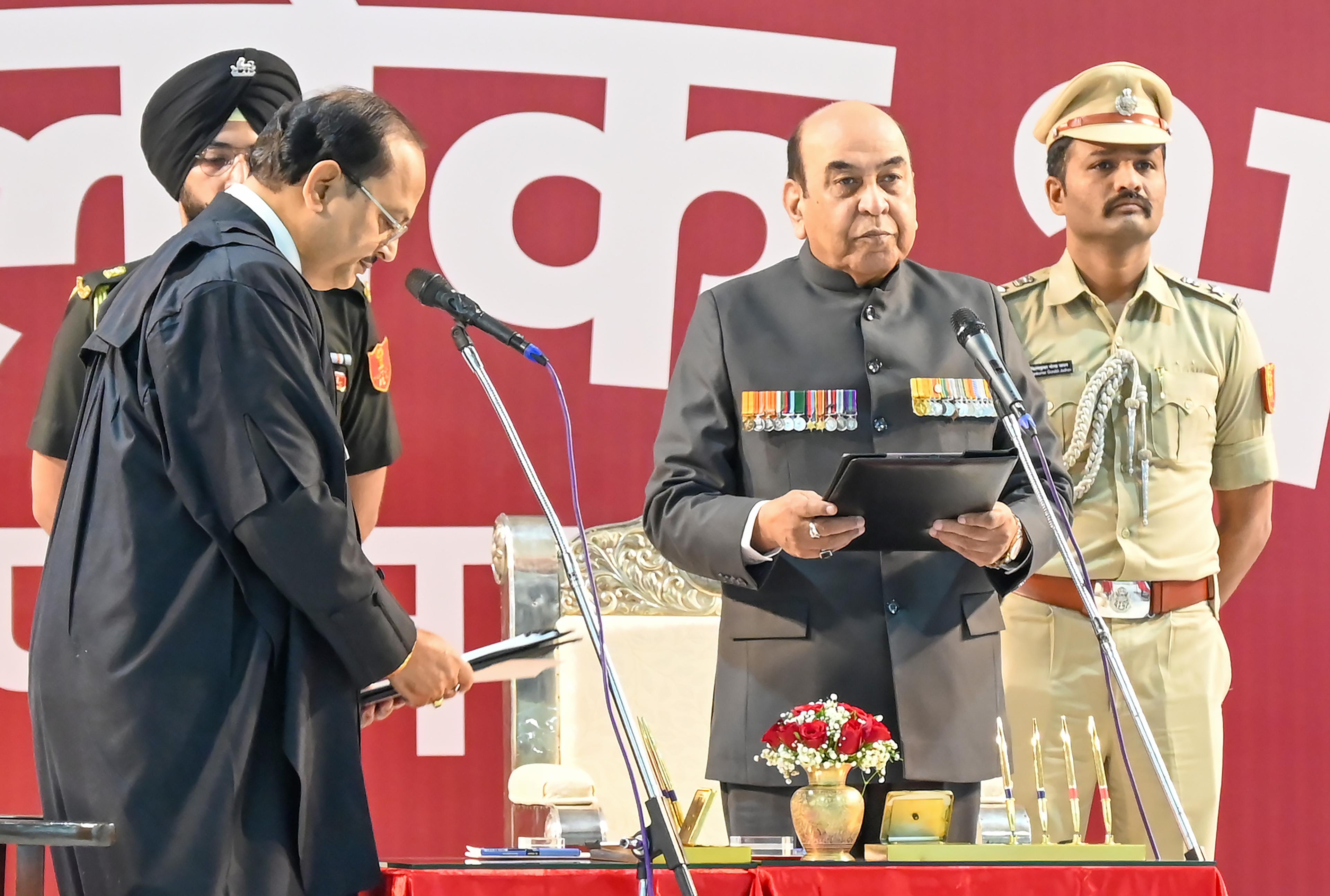 Lieutenant General (Retd) Syed Ata Hasnain sworn in as Bihar Governor