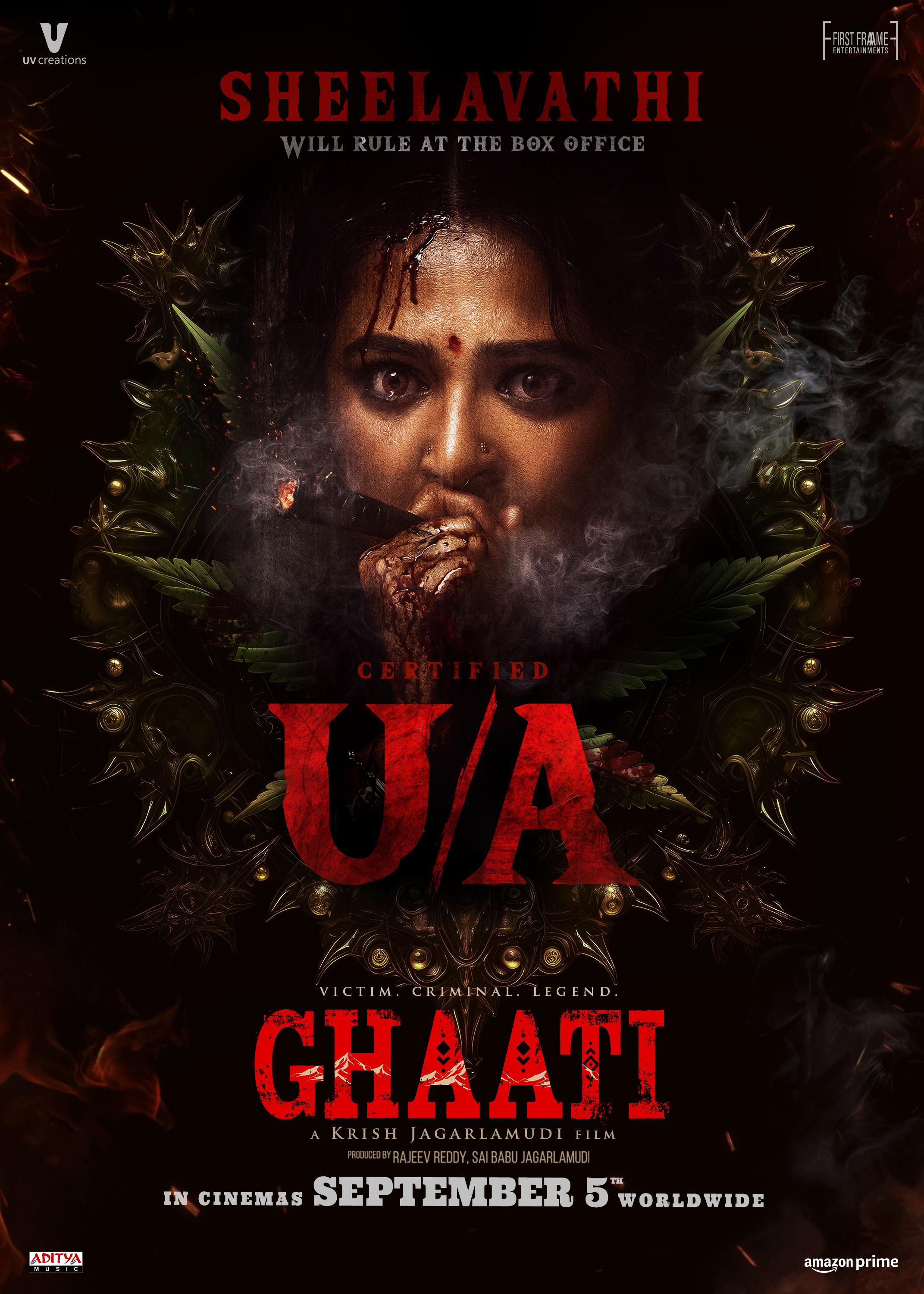 Censor Board clears Anushka Shetty, Vikram Prabhu-starrer Ghaati for release with a U/A Certificate