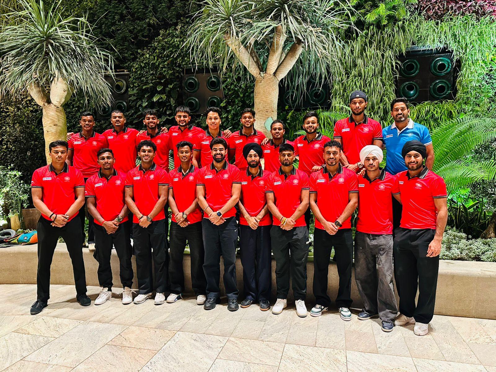India 'A' men's hockey team leaves for Netherlands for upcoming Europe tour