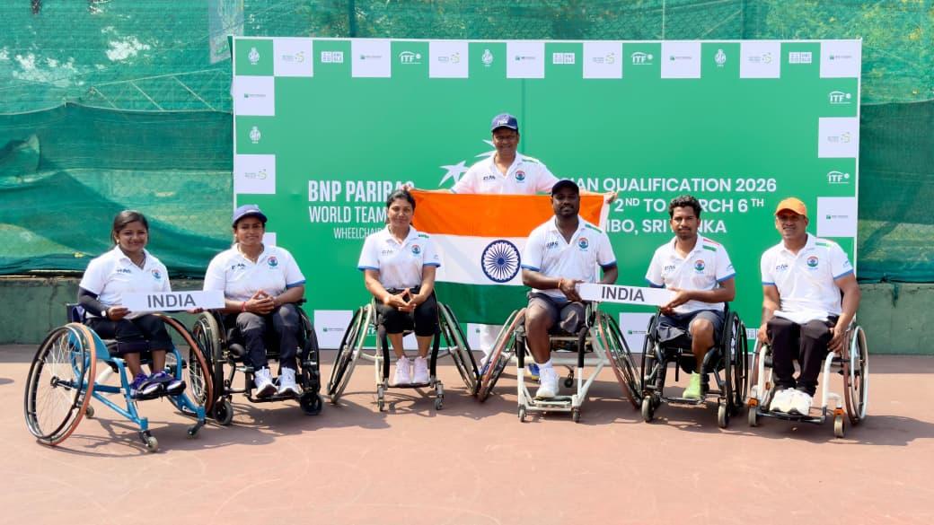 Indian men’s team secures bronze at Wheelchair World Team Cup Asia Qualifiers in Colombo