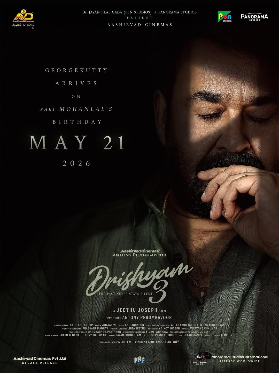 'Drishyam 3' release pushed; To now reach the audience on Mohanlal's birthday