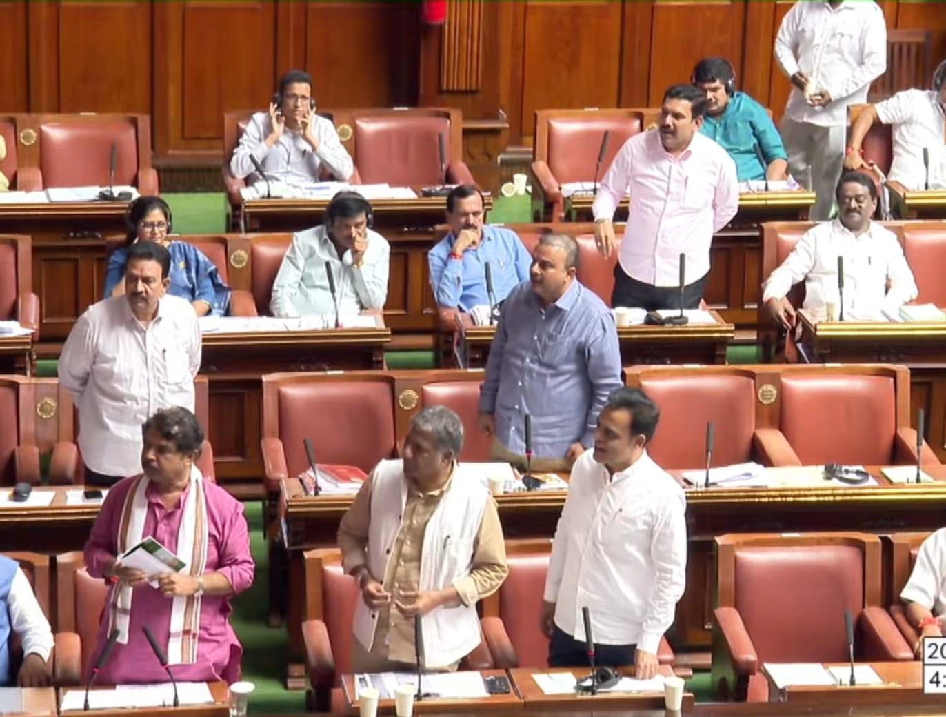 Denied discussion over K'taka CM's 'internal reservation' remark, BJP legislators stage walkout