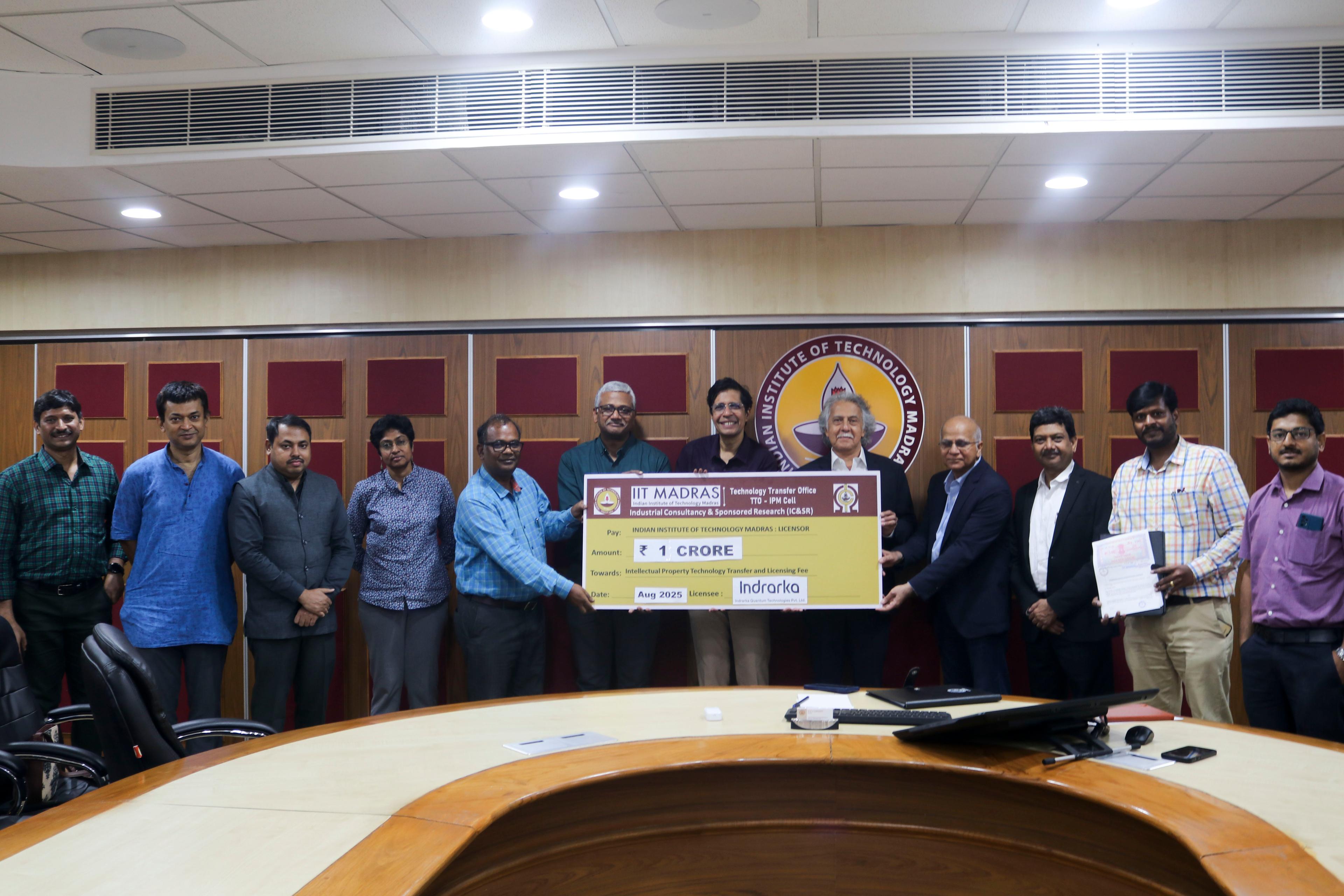 IIT Madras inks 1 cr deal to license India’s 1st silicon photonics-based QRNG