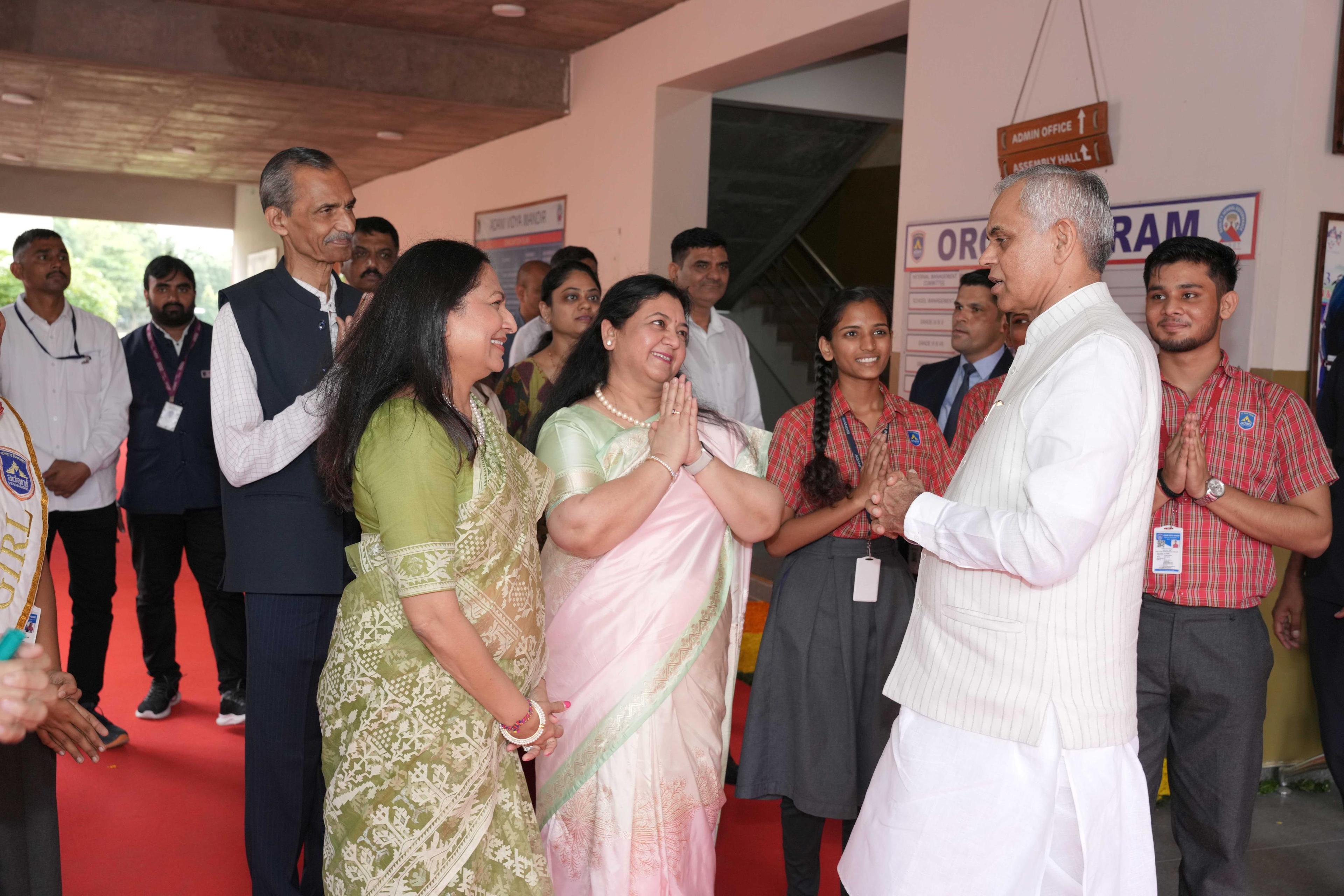 'Break barriers with hard work': Gujarat Governor inspires students at Adani Vidya Mandir