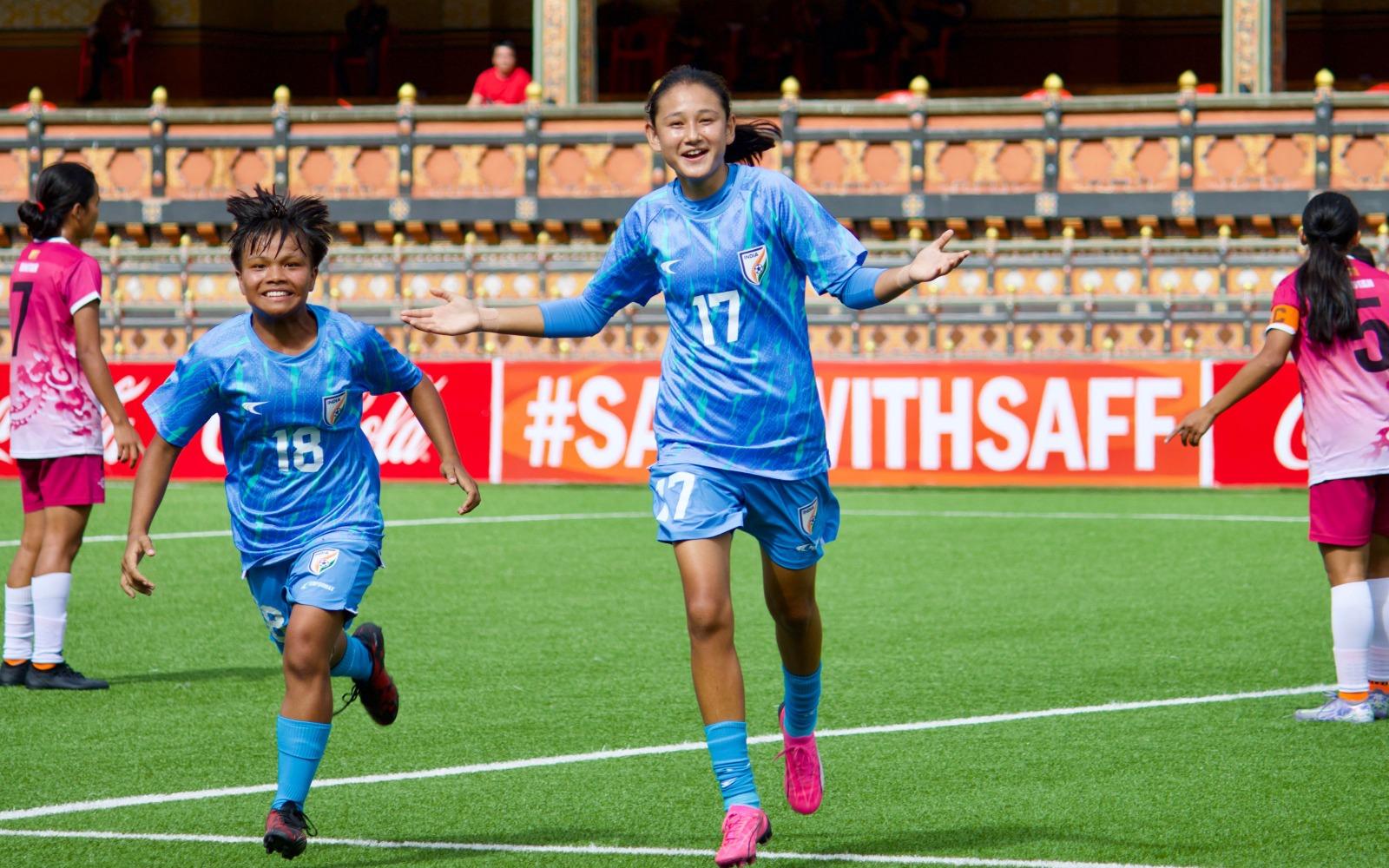 SAFF U17 Women’s C'ship: India continue flying run with eight-goal thrashing of Bhutan