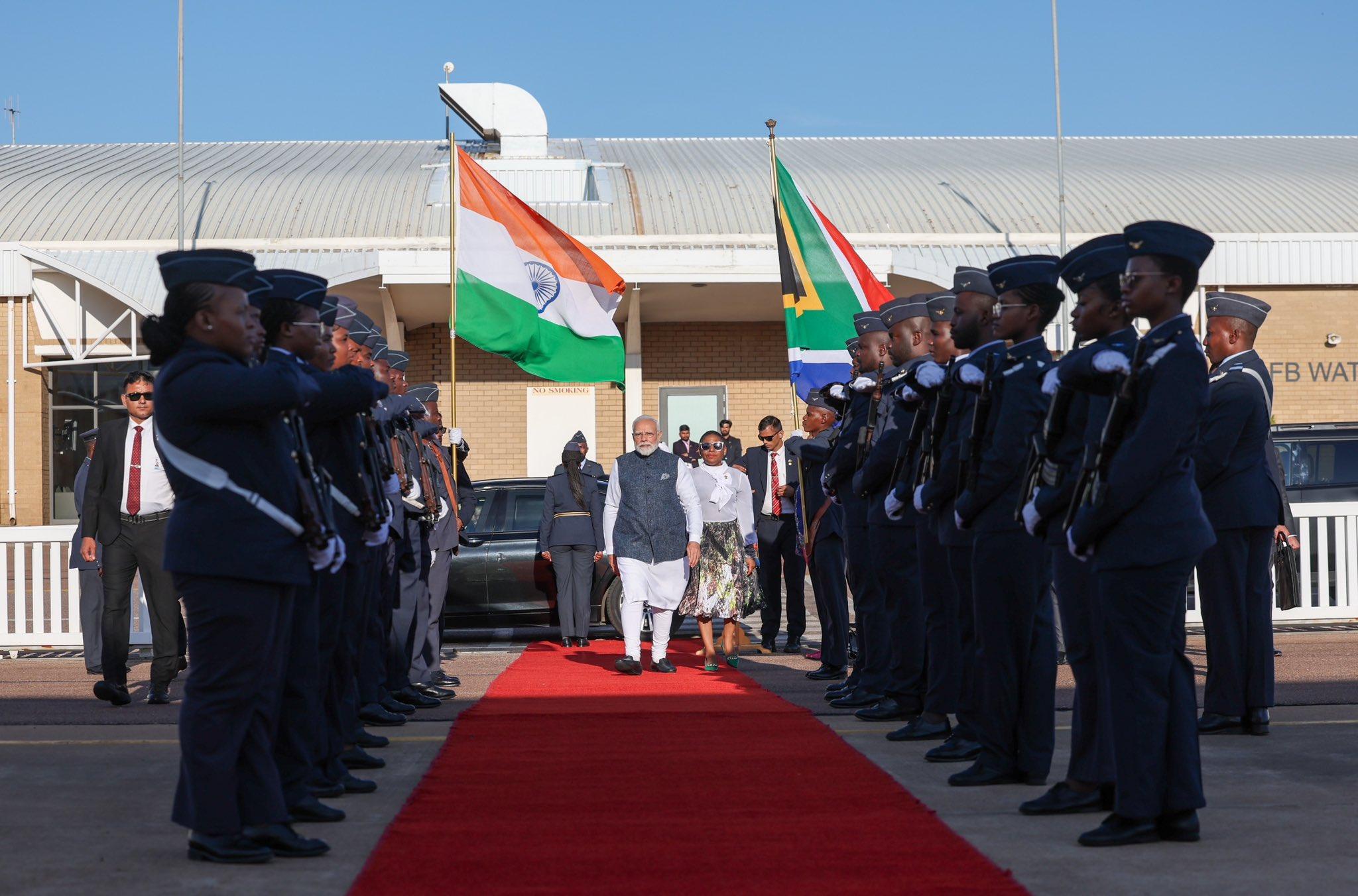 PM Modi concludes G20 Summit engagements and bilateral meetings, departs from South Africa