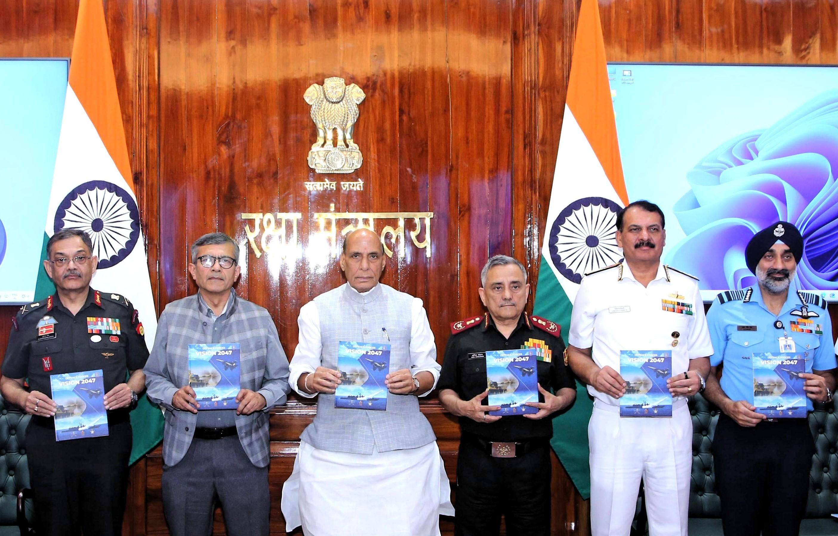 Rajnath Singh releases roadmap 2047 for future-ready military