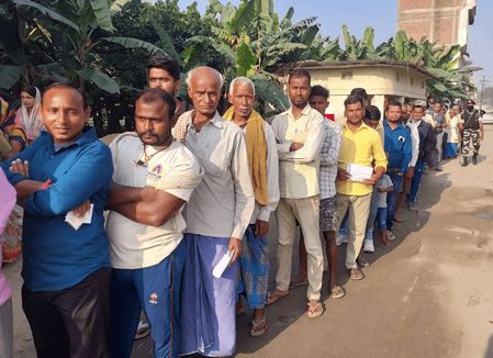 High turnout marks polling in constituencies that voted in Bihar's first phase