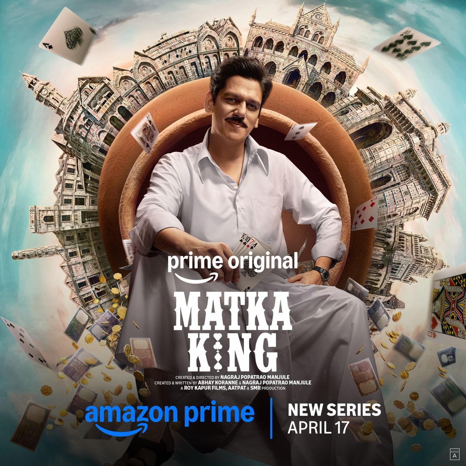 Vijay Varma plays a sharp minded businessman in a powerful tale of ambition & power in 'Matka King'