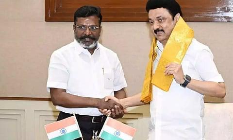 Stalin meets VCK chief Thol Thirumavalavan amid seat-sharing talks ahead of TN polls