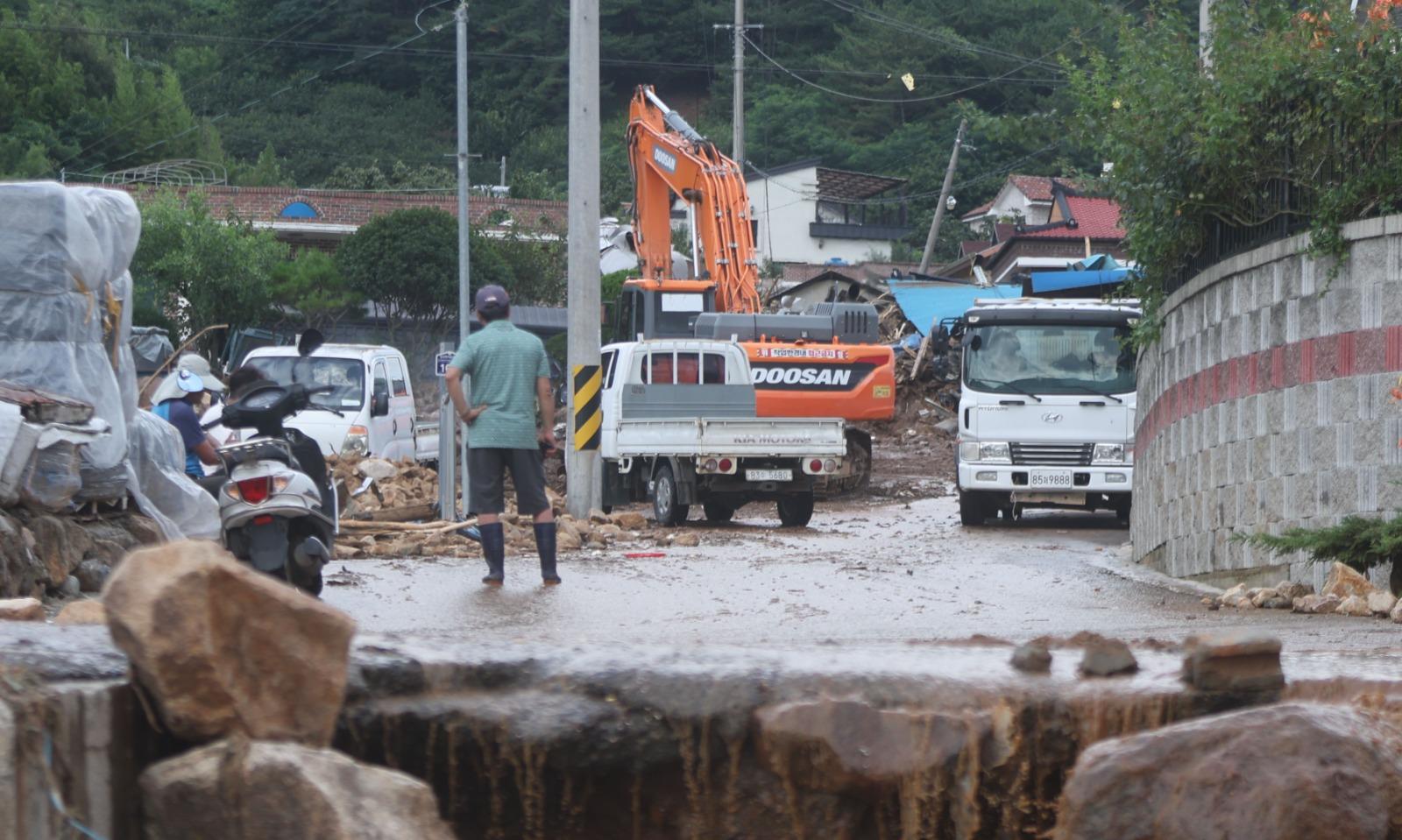 South Korea: 18 killed, 9 missing after heavy rains, landslides