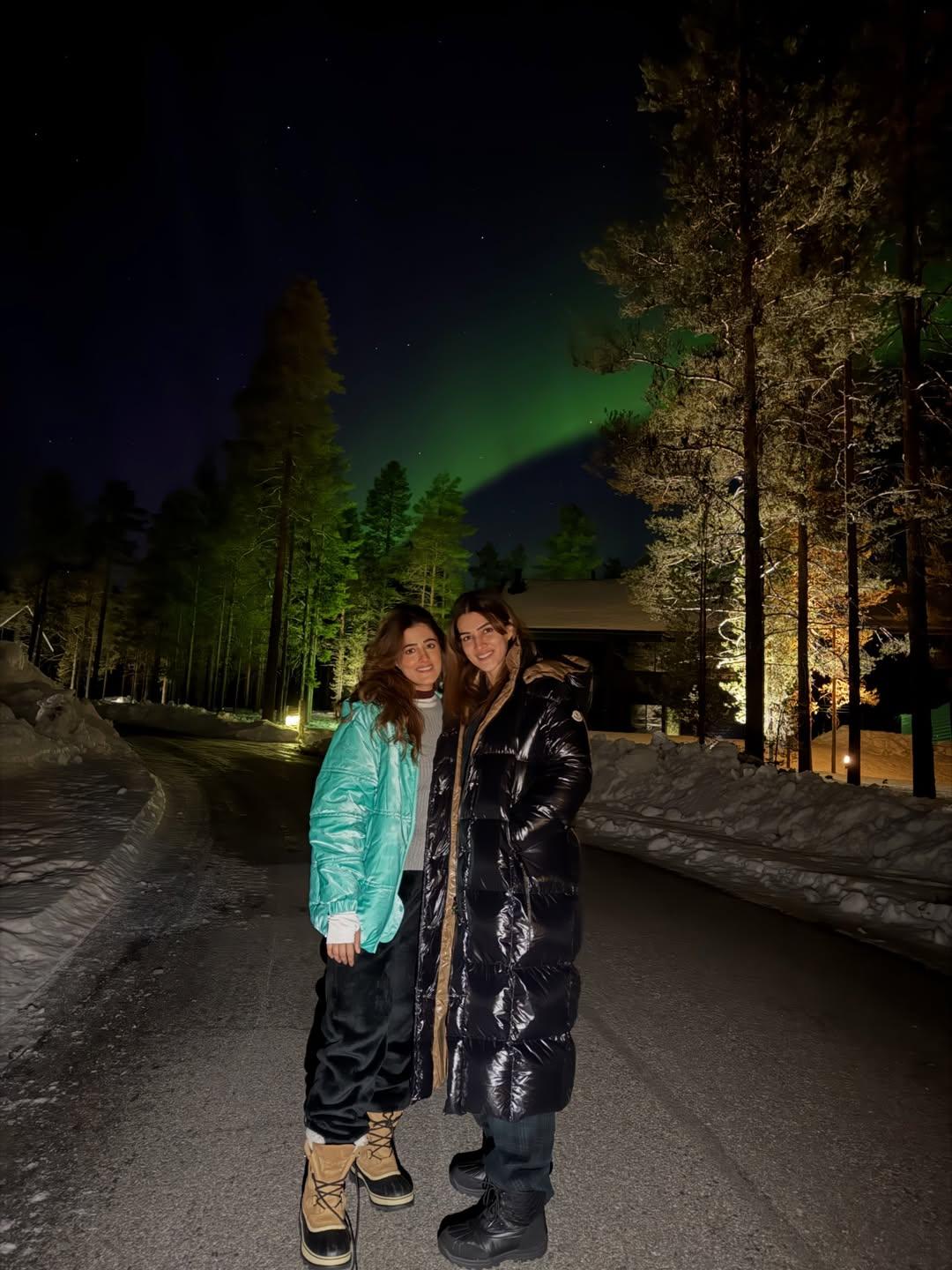 Kriti Sanon enjoys Northern lights as she joins Nupur Sanon & Stebin Ben on their Finland getaway