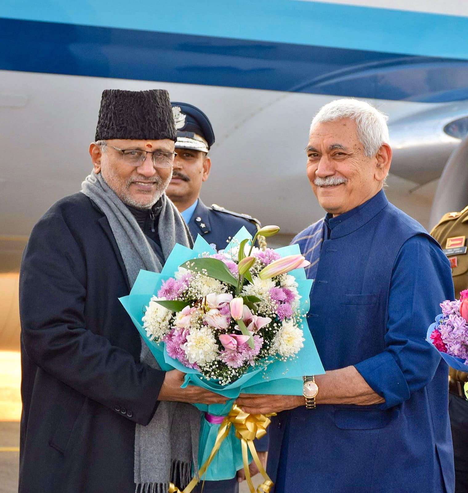 Vice President Radhakrishnan arrives in J&K on two-day visit