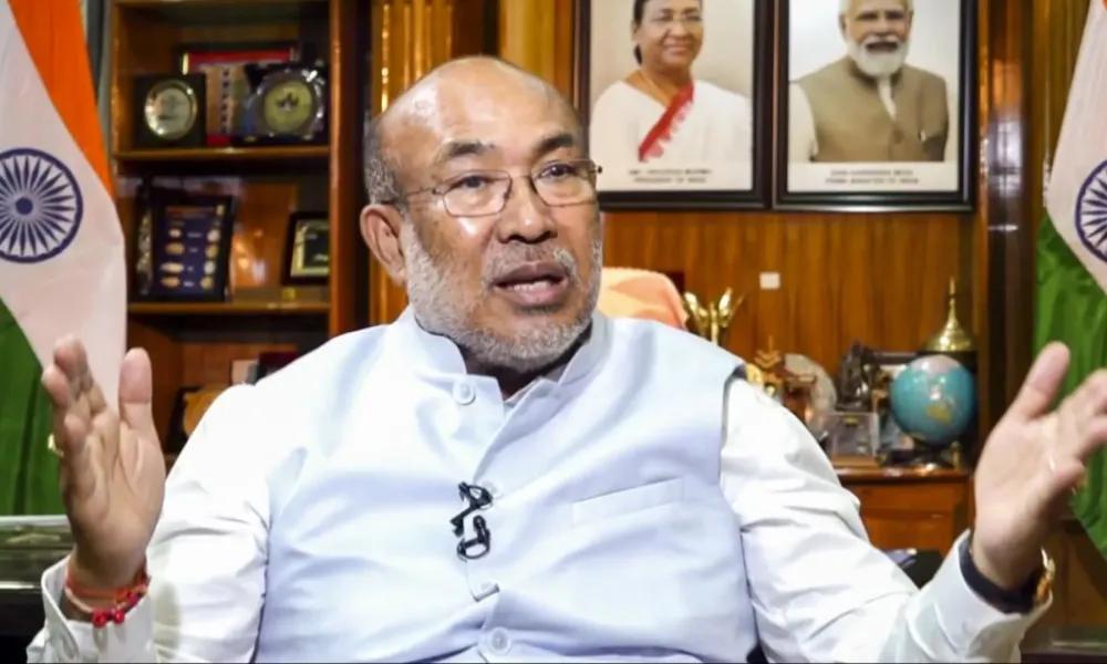 Manipur CM Marks 53rd Statehood Day