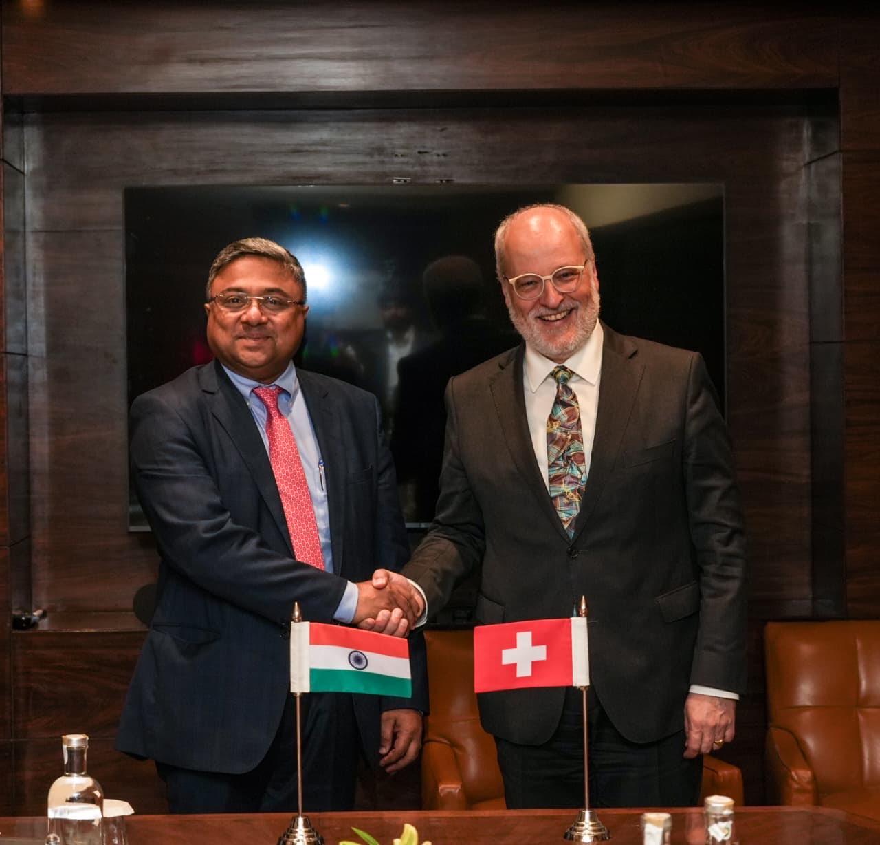 India and Switzerland discuss strengthening bilateral ties across diverse sectors