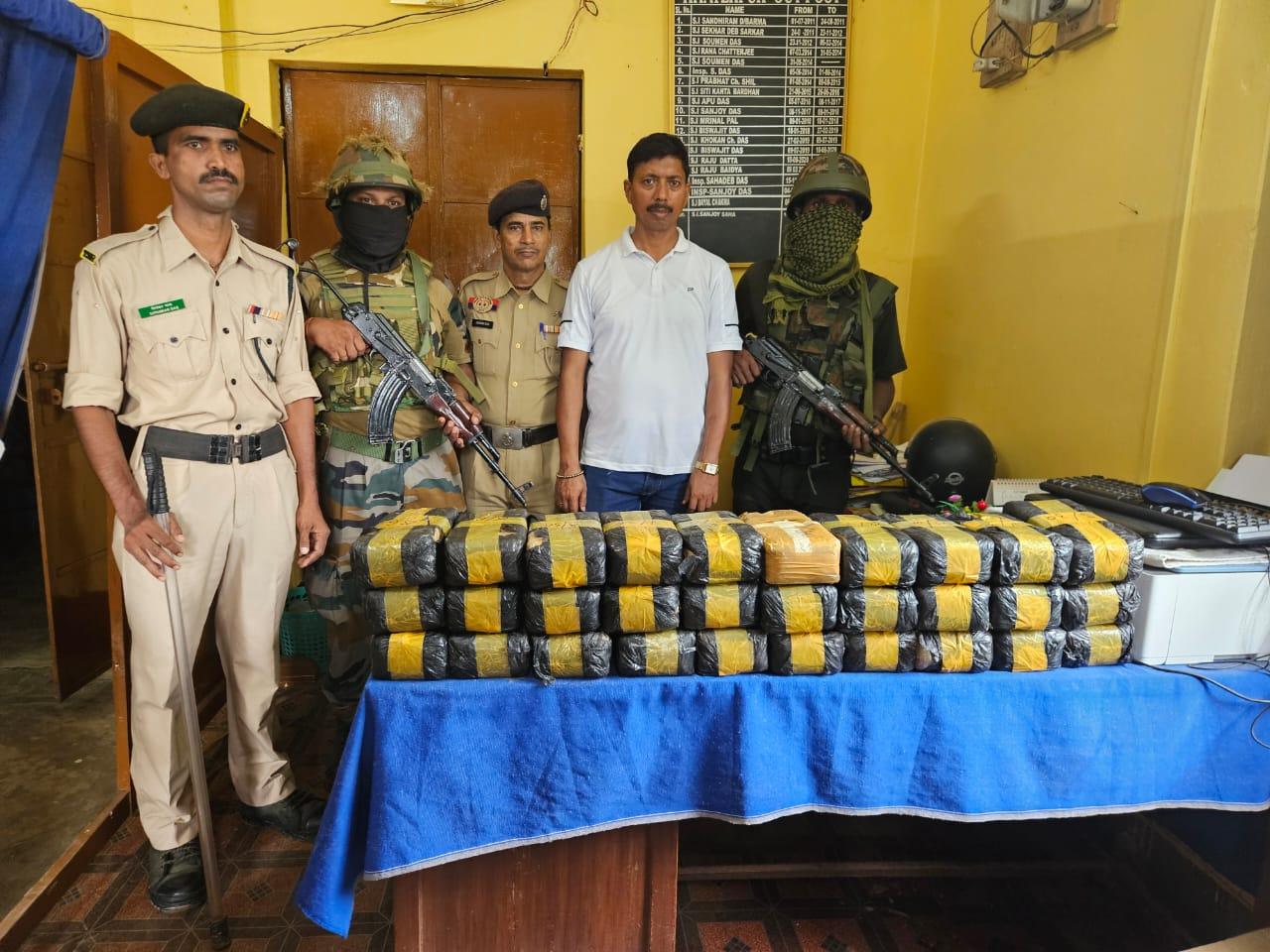 Tripura: Security forces seize drugs valued at Rs 30 crore
