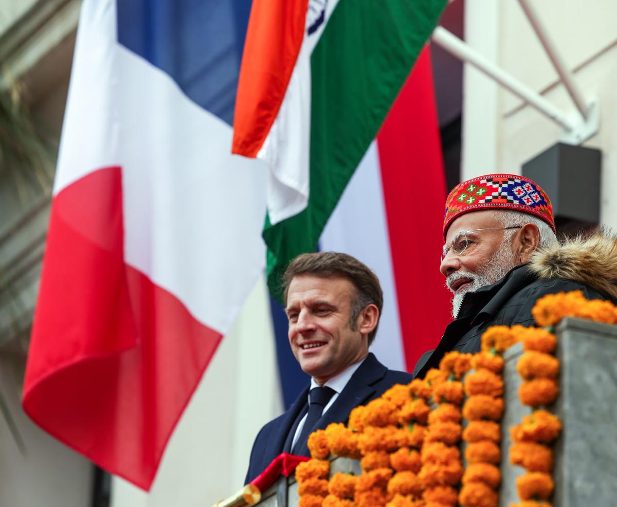 Prime Minister Narendra Modi France President Emmanuel Macron