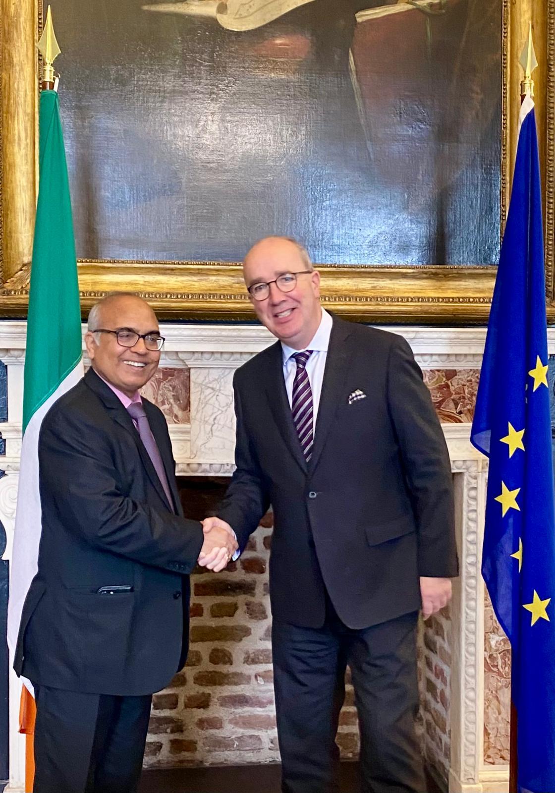 Ambassador Mishra thanks Ireland for support amid attacks on Indians, discusses bilateral ties