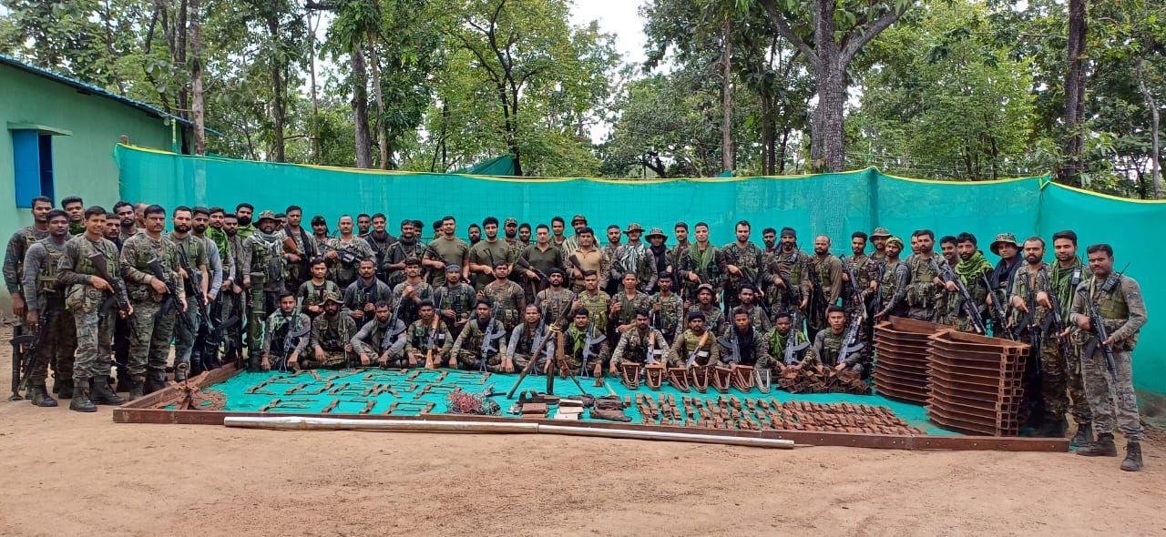 Huge cache of Maoist arms and explosives seized in Chhattisgarh's Sukma