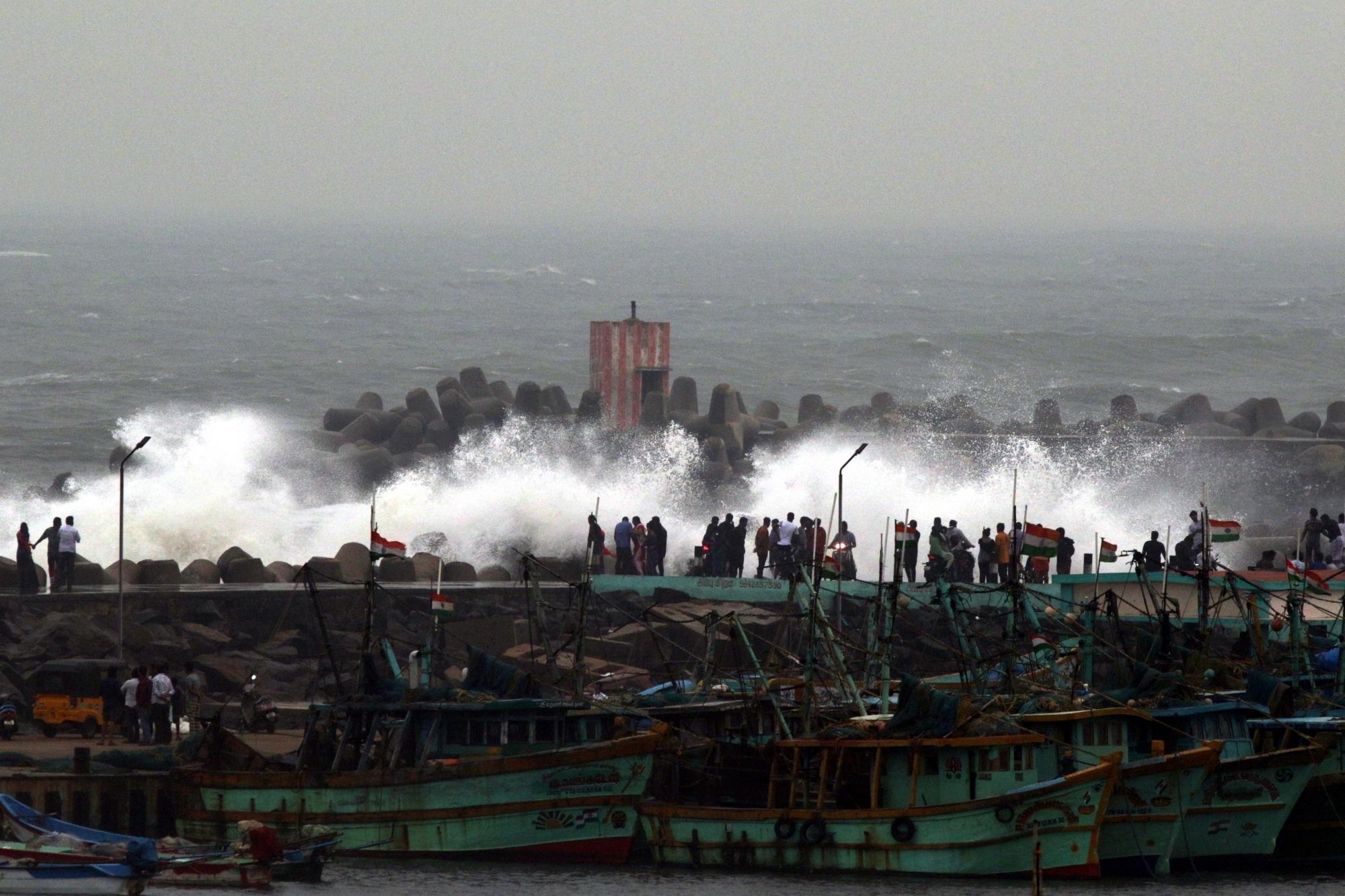 Montha hits Andhra coast, triggers heavy rains with strong winds