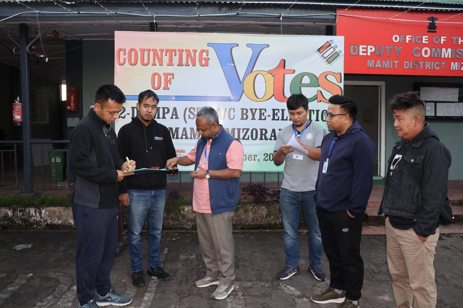 Counting of votes begins in Mizoram bypolls amid tight security