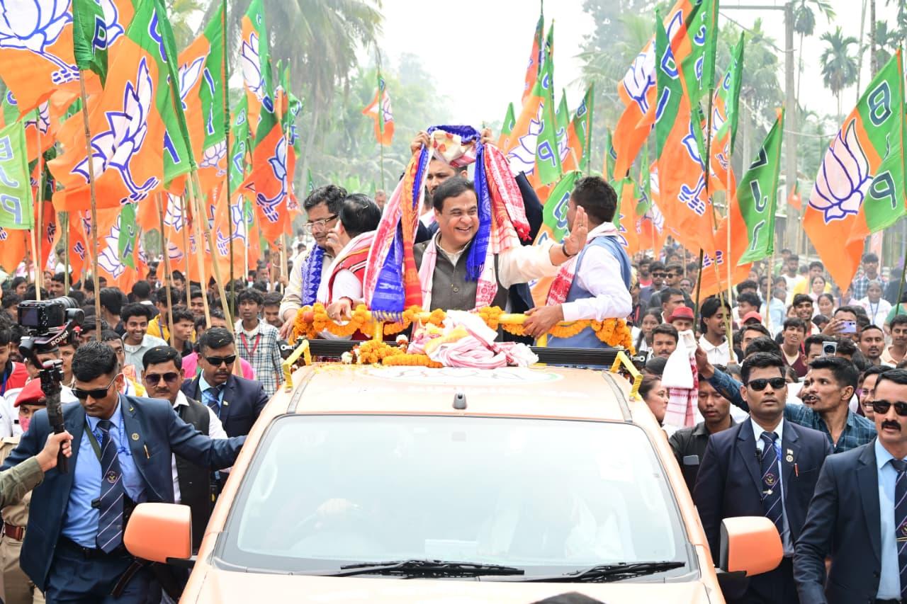 Assam BJP kick-starts poll campaign with 'Jan Ashirwad Yatra'