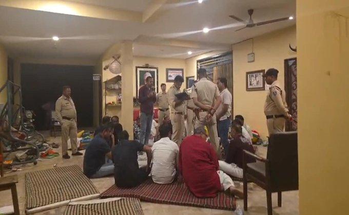 18 gamblers held from farmhouse owned by IAS officer in Indore’s Mhow