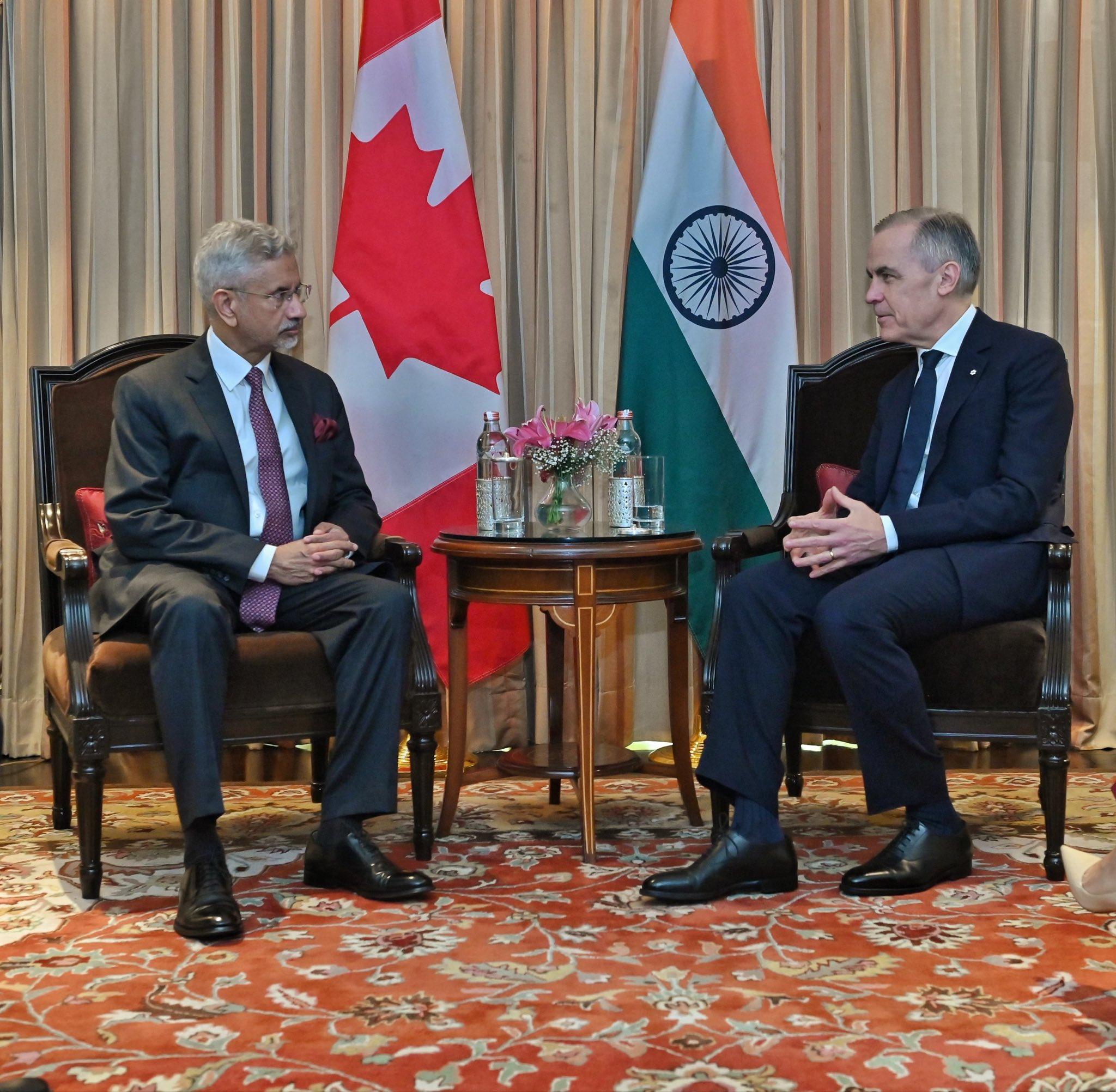 EAM Jaishankar meets Canadian PM Mark Carney, hails commitment towards strengthening ties