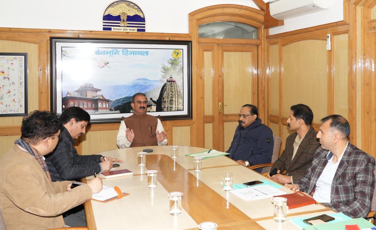 Expedite execution of hydropower projects, says HP CM Sukhu
