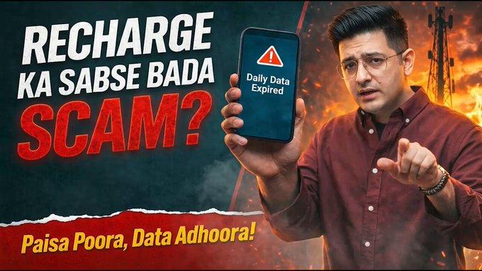 Raghav Chadha demands rollover of unused mobile data, its transfer among users