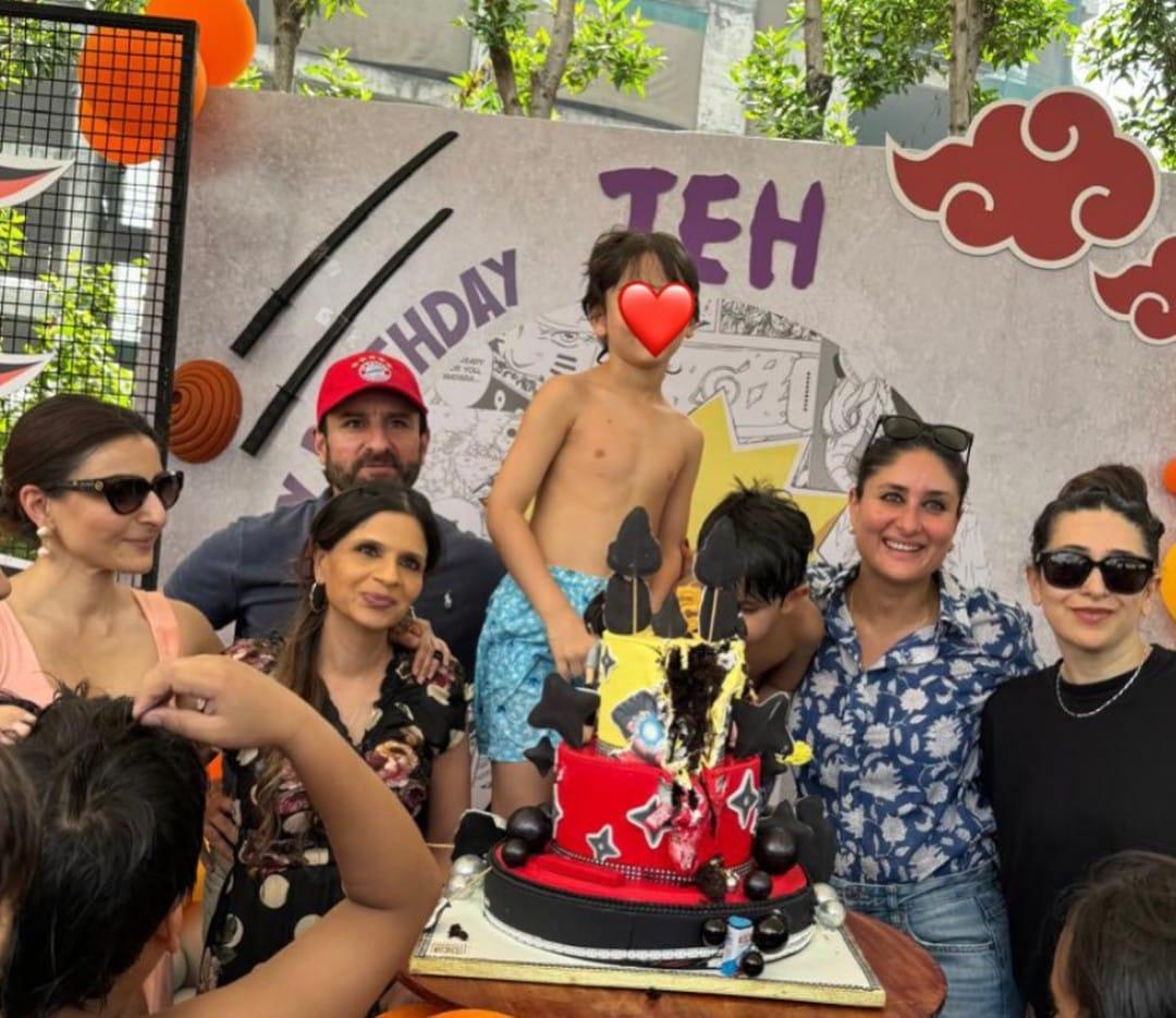 Soha Ali Khan gives peep into Jeh’s Naruto-themed b’day, calls Kareena Kapoor ‘cool as cucumber’